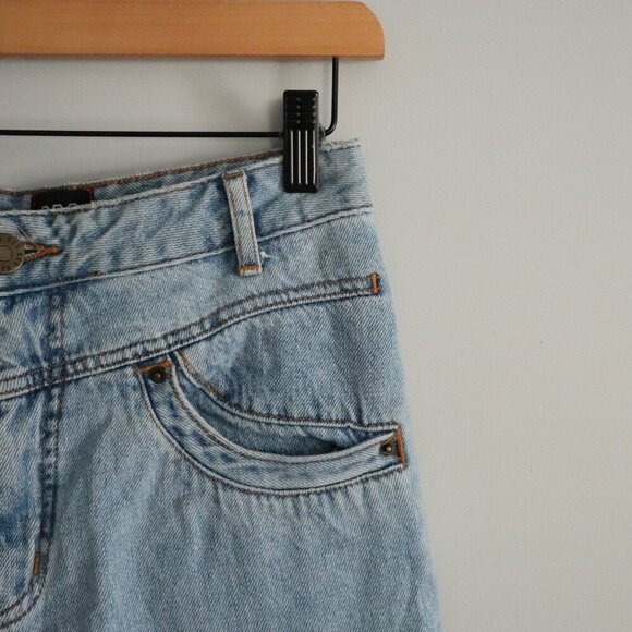 BDG Women's Sz 25 Blue Light Wash Mom High-Rise Skinny 5-Pocket Jeans - Picture 6 of 14